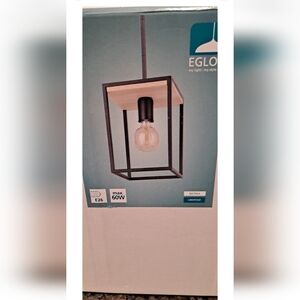 Igloo Black and Tan Geometric Pendant Light